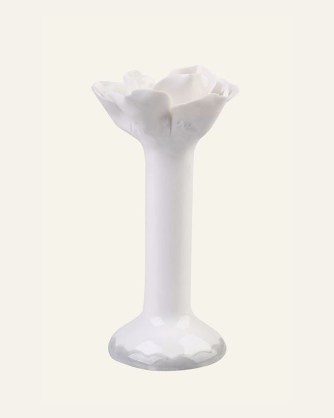 Kerzenständer Offwhite - 8x8x9,3 cm Offwhite - 1
