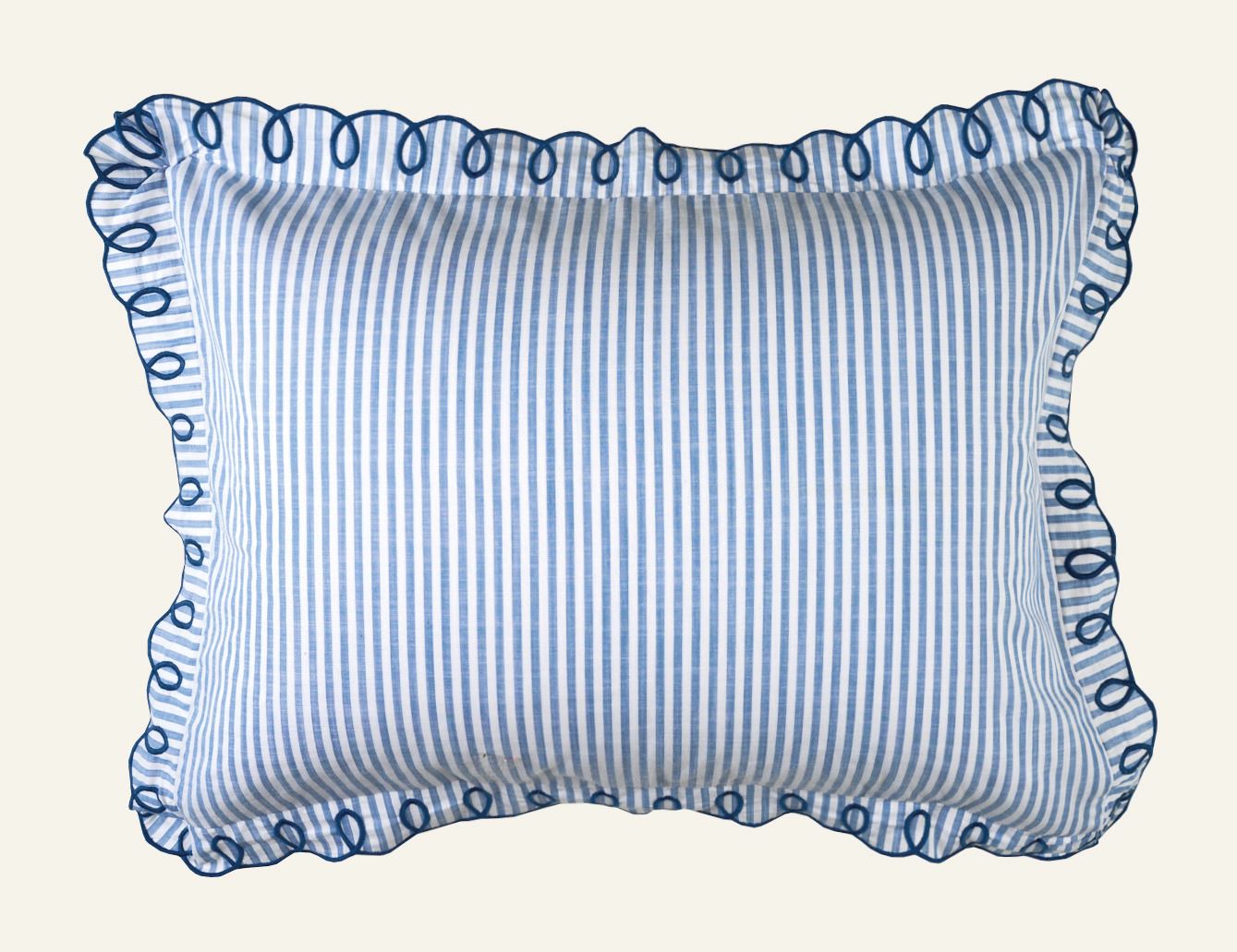 Kissenbezug Blau - 50x60 cm Blau - 1