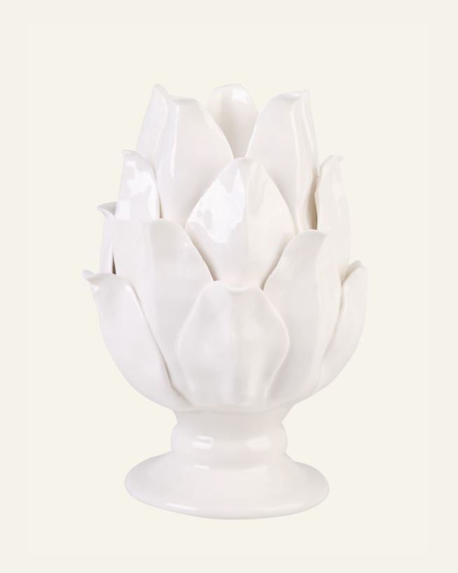 Teelichthalter Weiß - 14x14x10 cm Weiß - 1