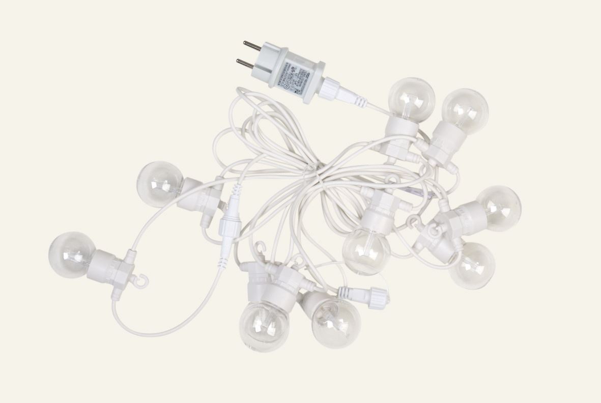 LED-Lichterkette Weiß - 570 cm Weiß - 1