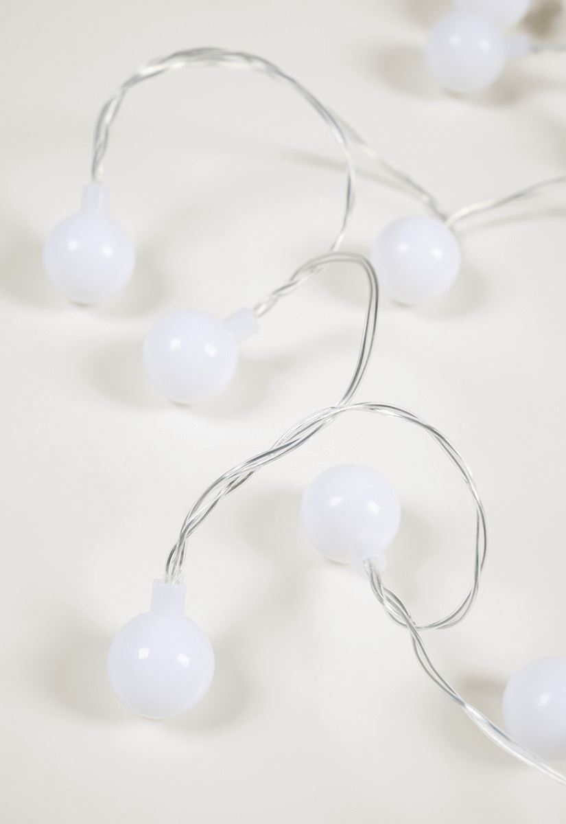 LED-Lichterkette Weiß - 2