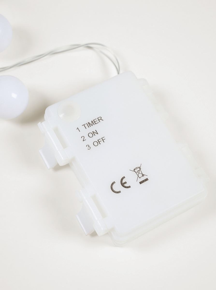 LED-Lichterkette Weiß - 4