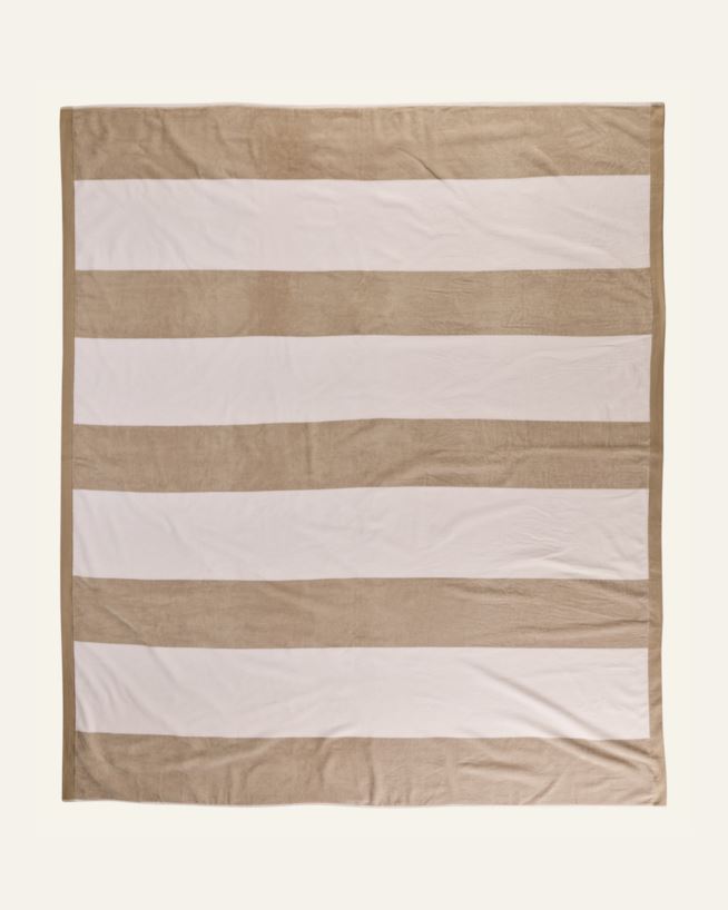 Strandtuch Beige - 200x180 cm Beige - 1