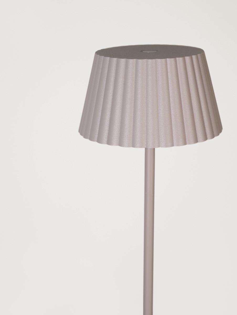LED-Stehlampe Taupe - 2