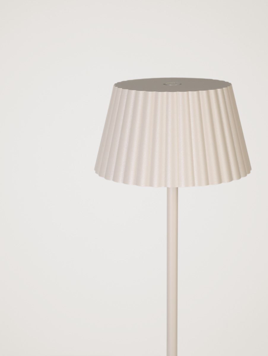 LED-Stehlampe Beige - 2