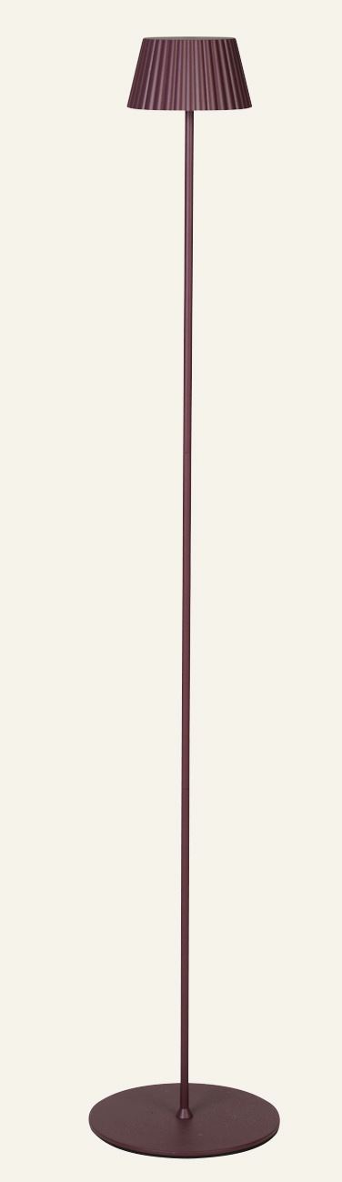LED-Stehlampe Burgund - 122 cm ø13,5 Burgund - 1