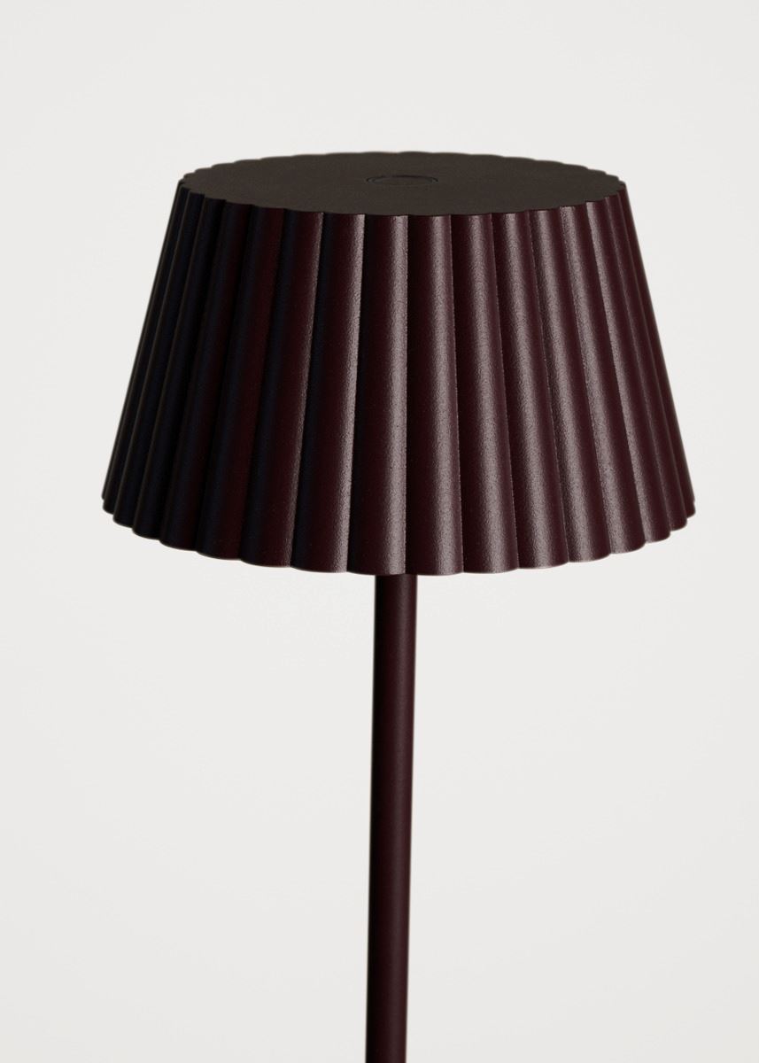 LED-Stehlampe Burgund - 2