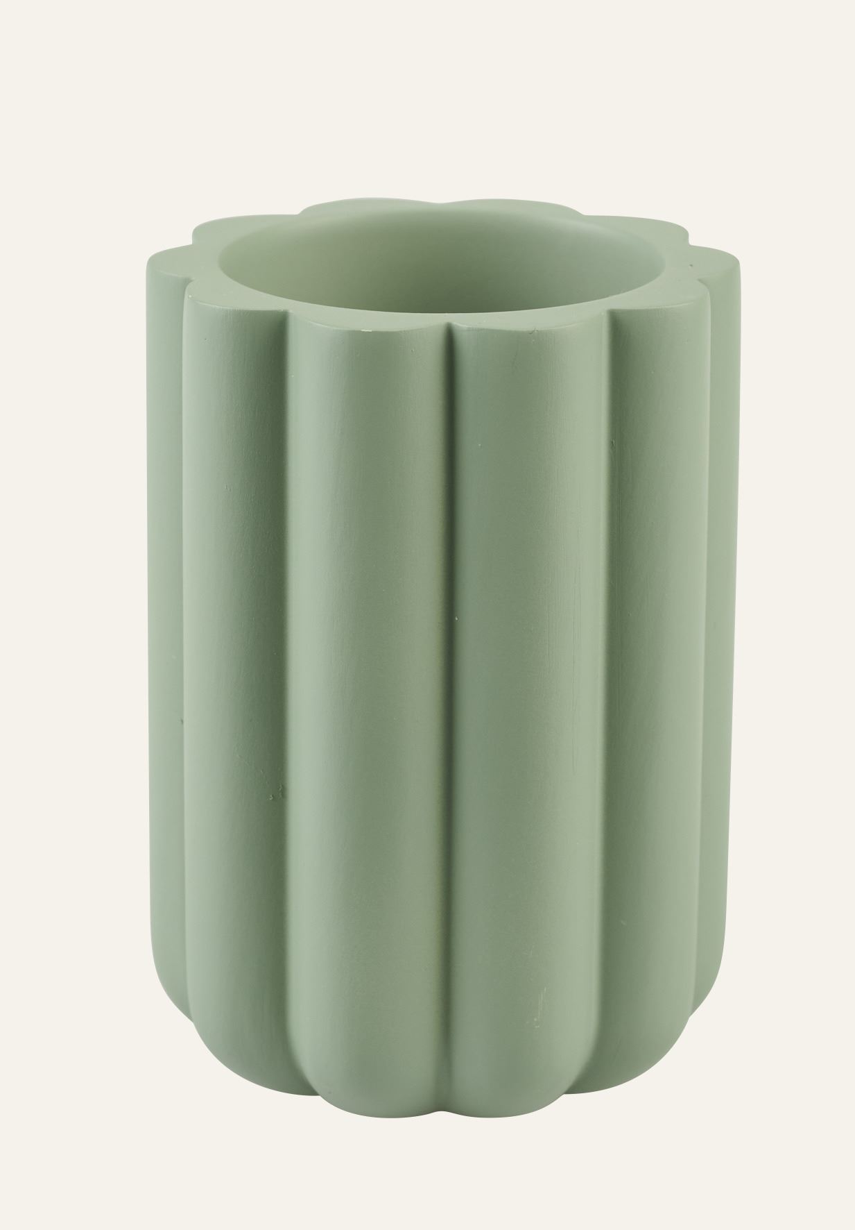 Zahnbürstentasse Grün - 7,5x11 cm Grün - 1