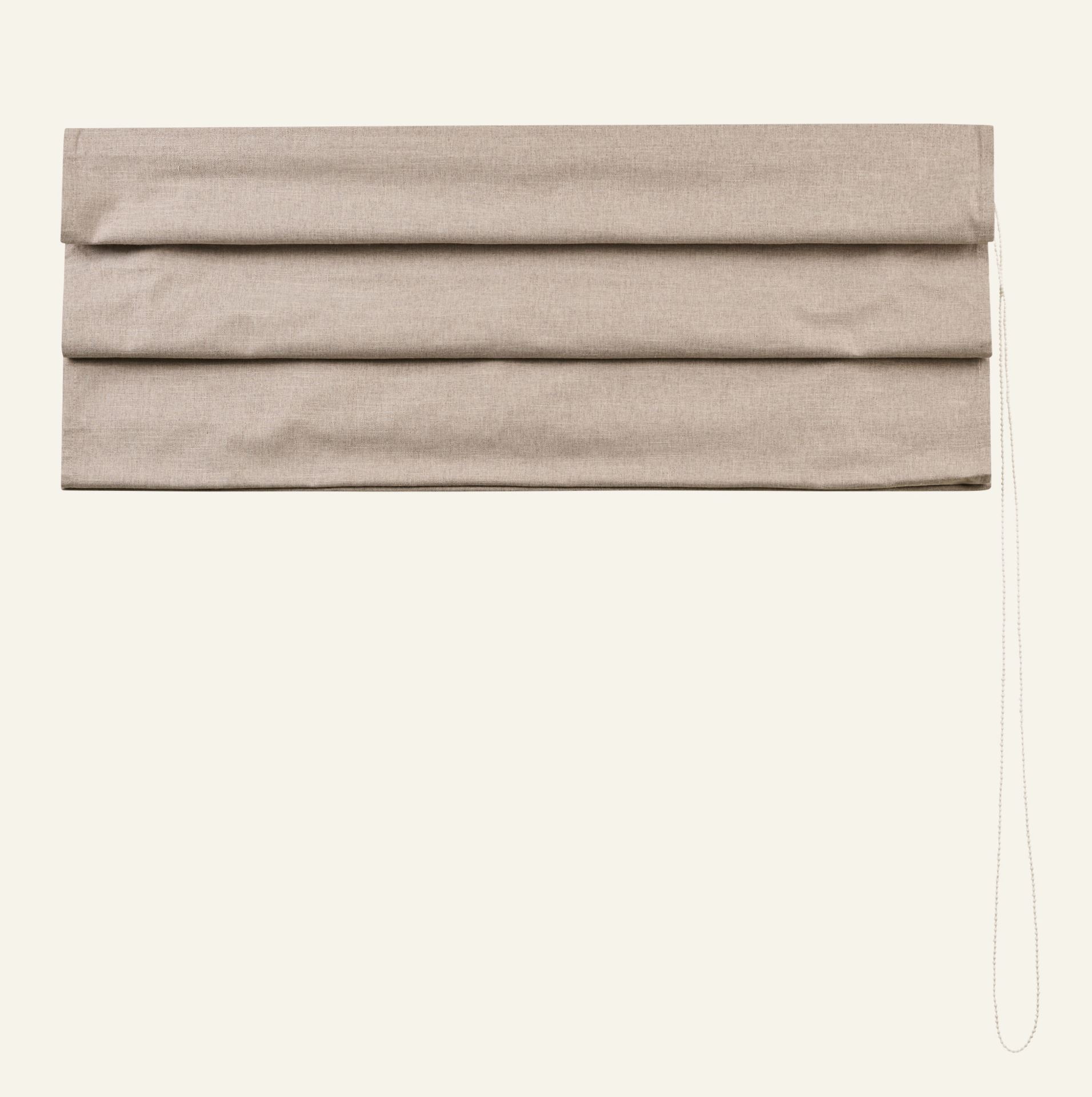 Verdunkelndes Raffrollo Beige - 130x140 cm Beige - 1