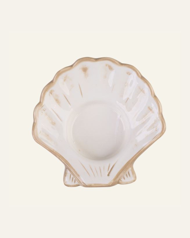 Teelichthalter Beige - 9x8,5x3,4 cm Beige - 1