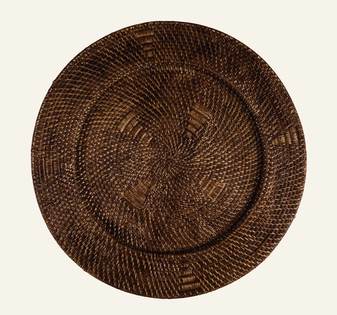 Servierteller Dunkelbraun - ø70 cm Dunkelbraun - 1