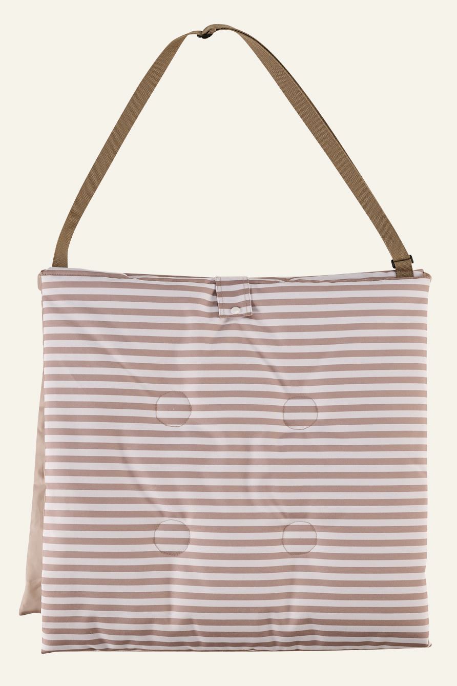 Klappbarer Liegestuhl für den Strand Beige - 2
