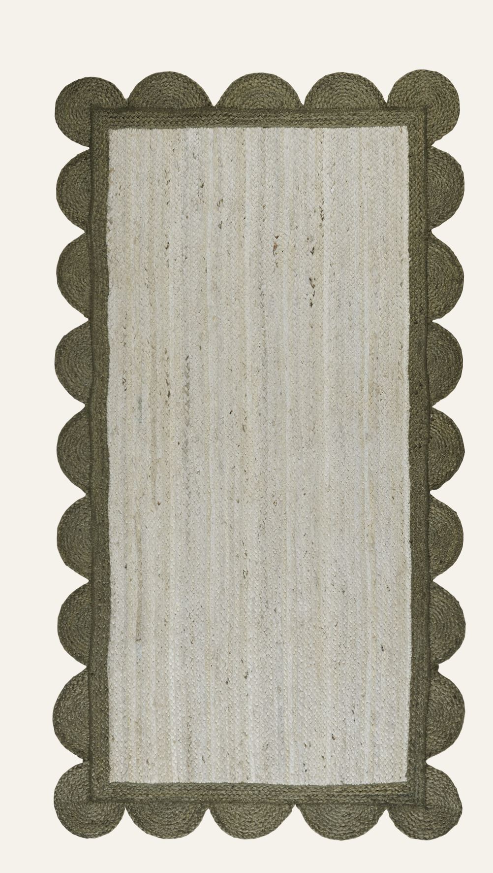 Teppich Grün - 80x150 cm Grün - 1