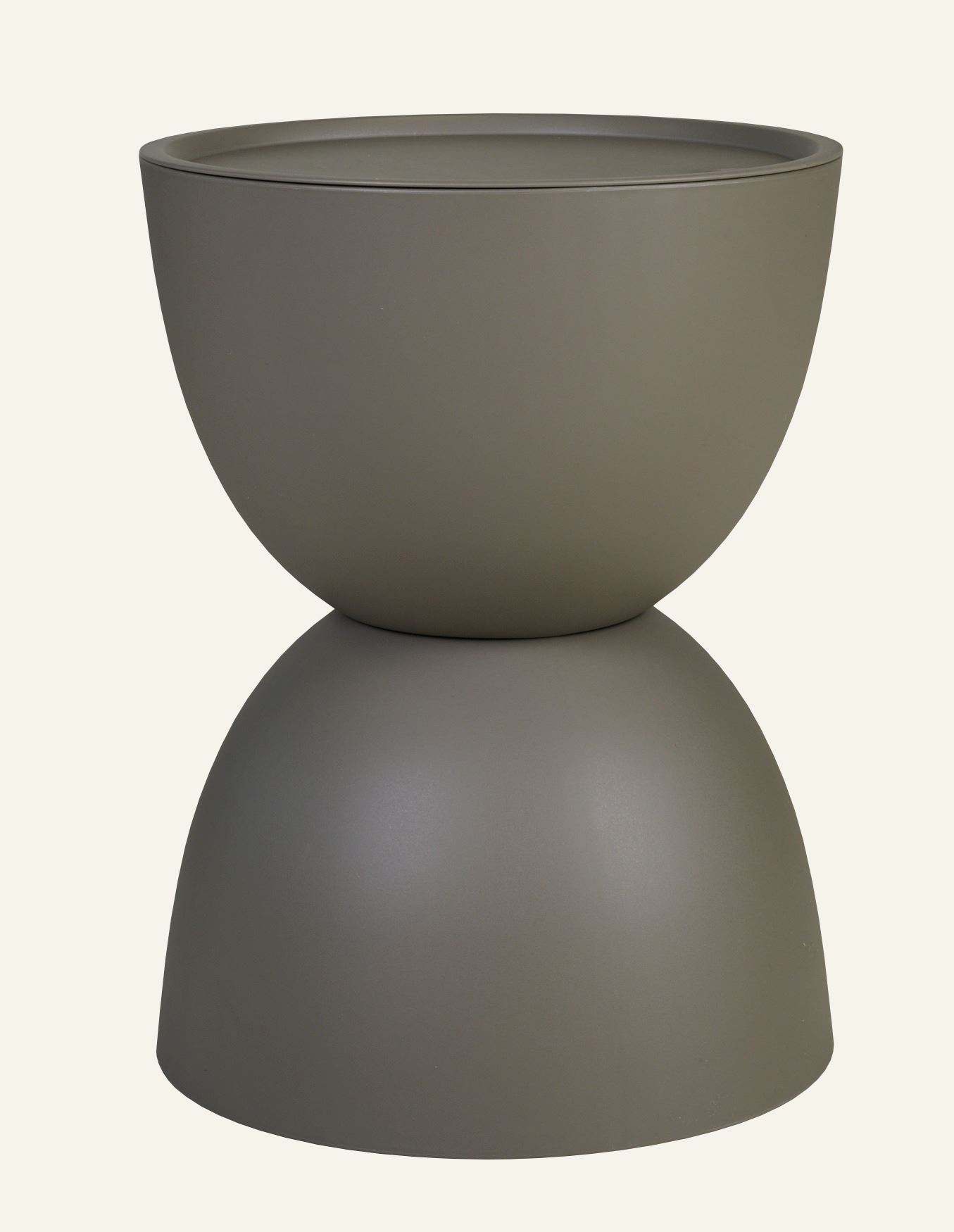 Gartentisch Taupe - ø34x45 cm Taupe - 1