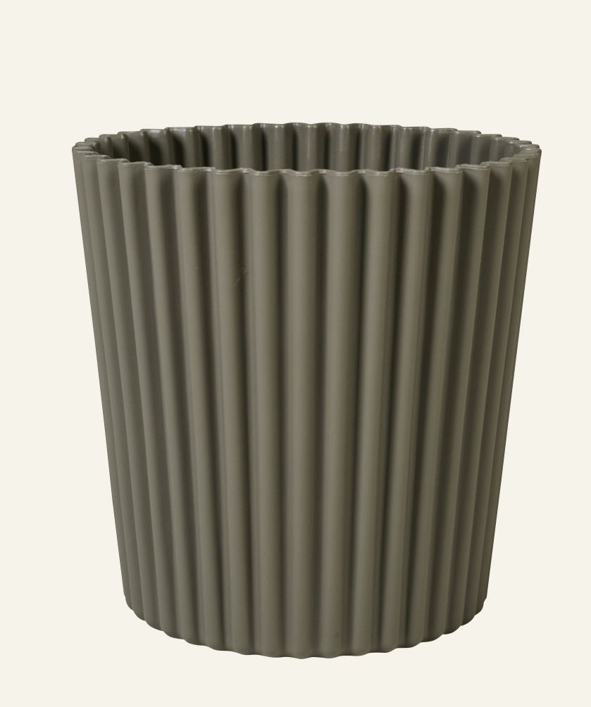 Outdoor-Blumentopf Taupe - 25x25x25 cm Taupe - 1