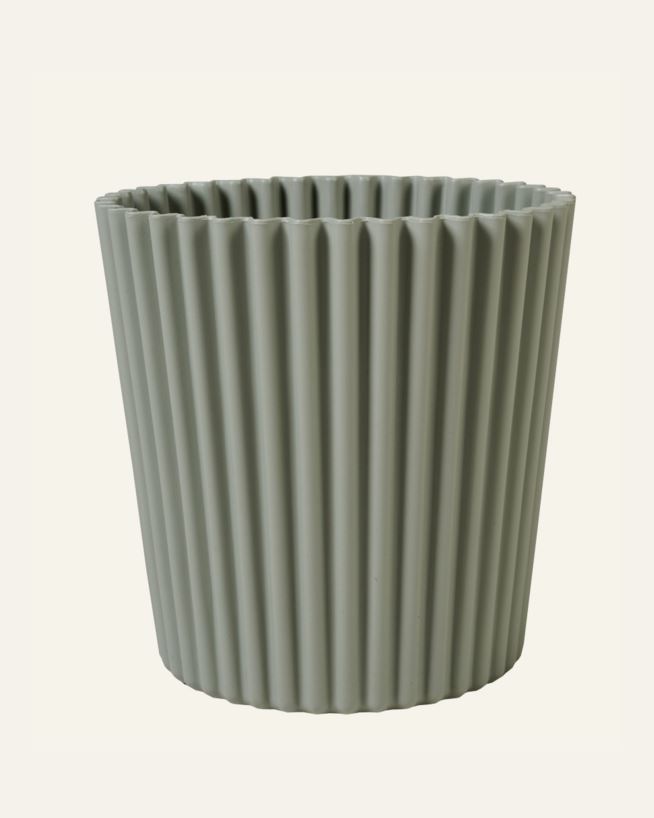 Outdoor-Blumentopf Grau-Grün - 25x25x25 cm Grau-Grün - 1