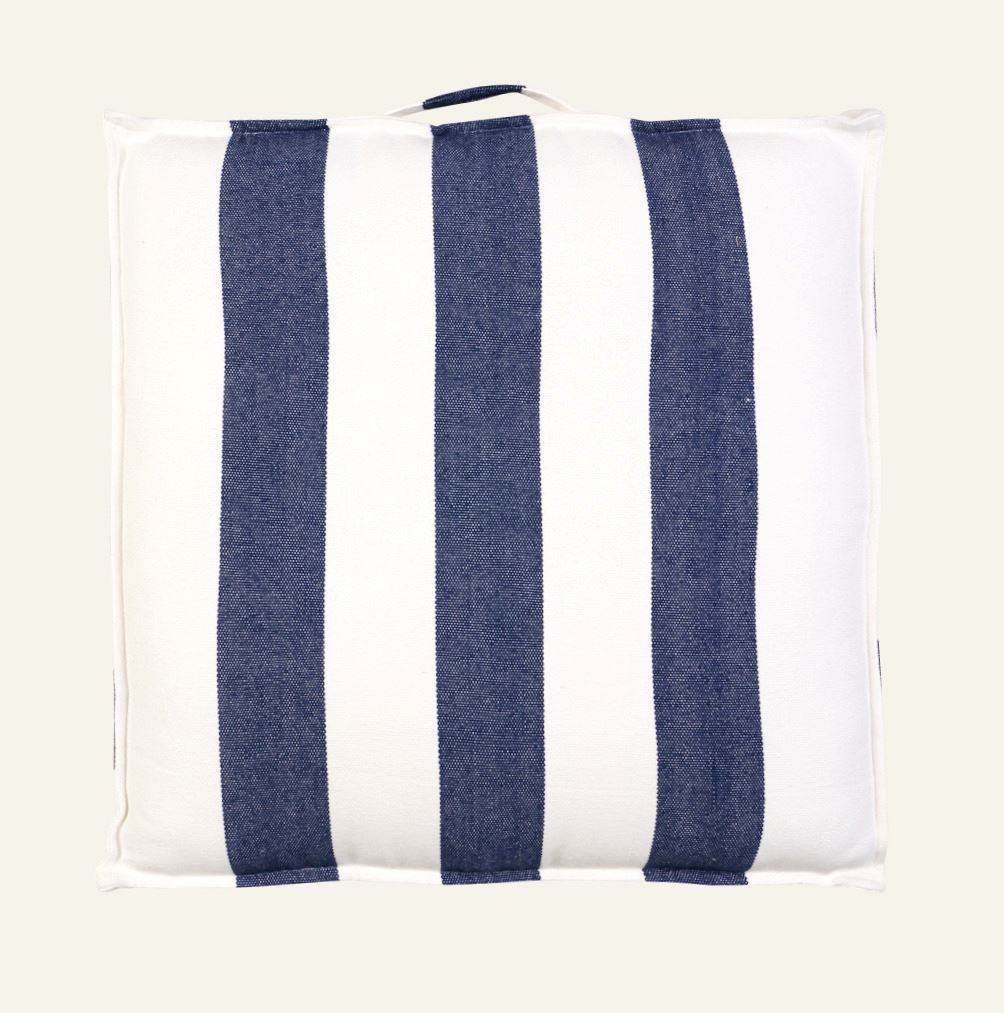 Sitzkissen Marineblau - 60x60x10cm Marineblau - 1