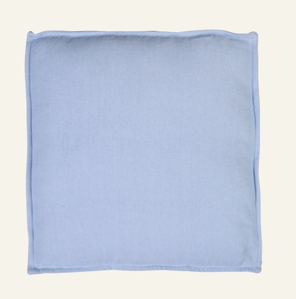 Sitzkissen Himmelblau - 48x48x5 cm Himmelblau - 1