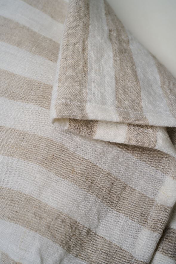 Leinenserviette Beige - 3