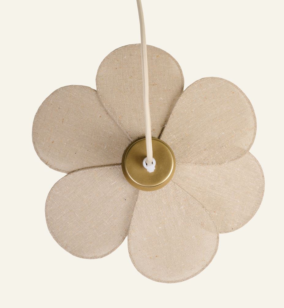 Deckenleuchte Natur - 30x30x9 cm Natur - 1