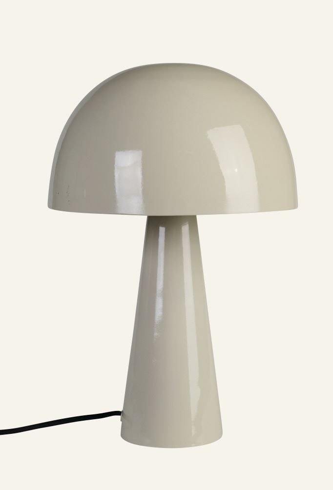 Tischlampe Beige - 24x24x37 cm Beige - 1