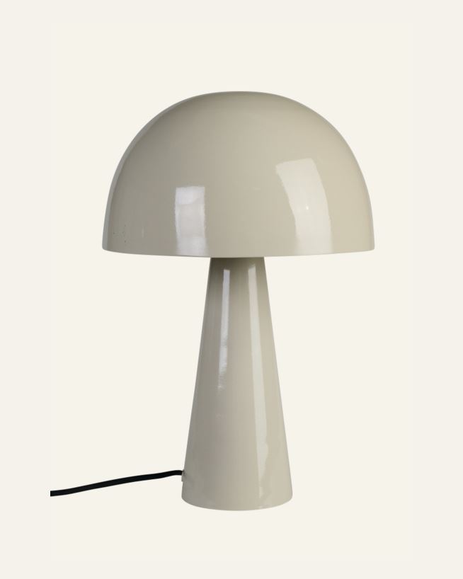Tischlampe Beige - 24x24x37 cm Beige - 1