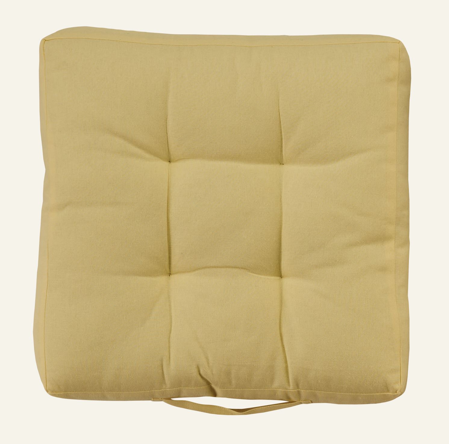 Sitzkissen Gelb - 40x40x5 cm Gelb - 1