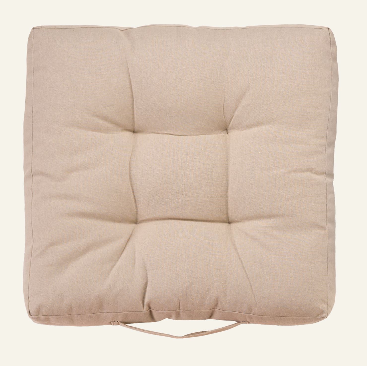 Sitzkissen Sand - 40x40x5 cm Sand - 1