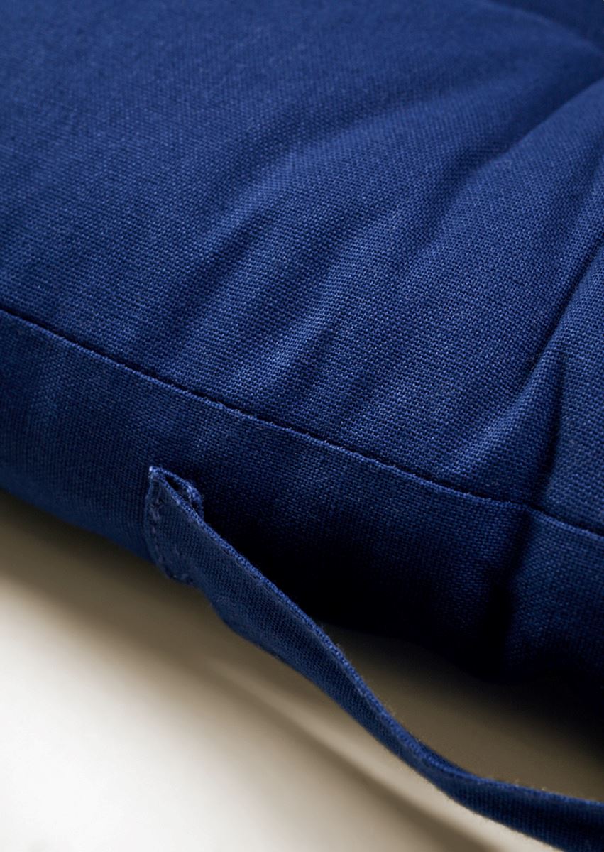 Sitzkissen Marineblau - 3