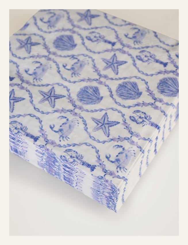 Cocktailservietten Blau - 2