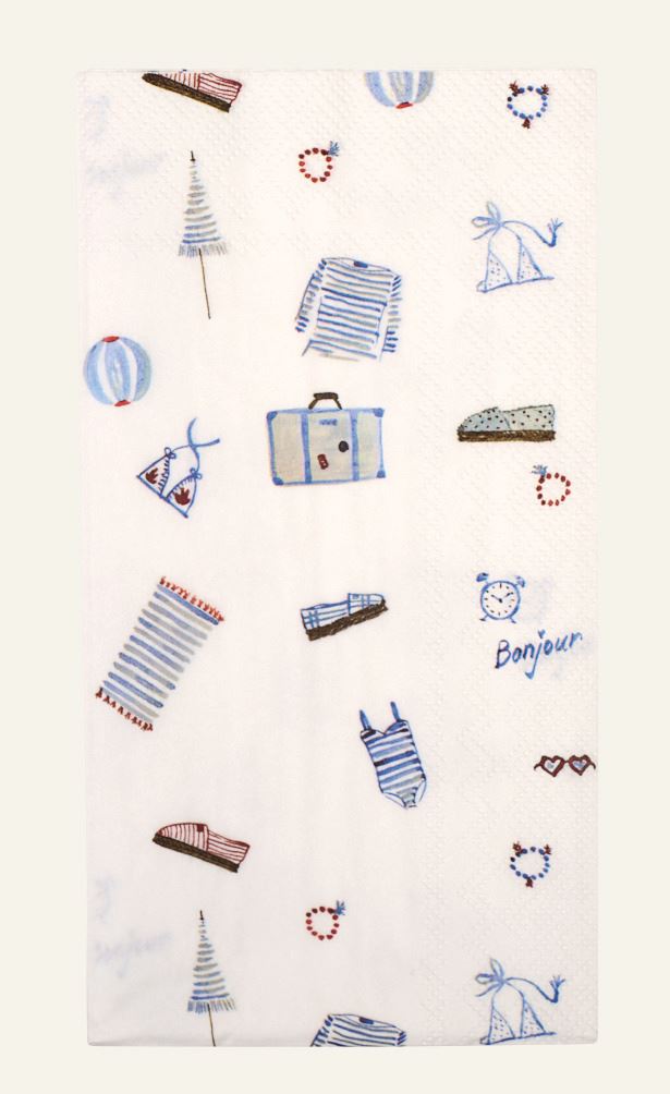 Buffetservietten Multi/Blue - 33x42 cm Multi/Blue - 1
