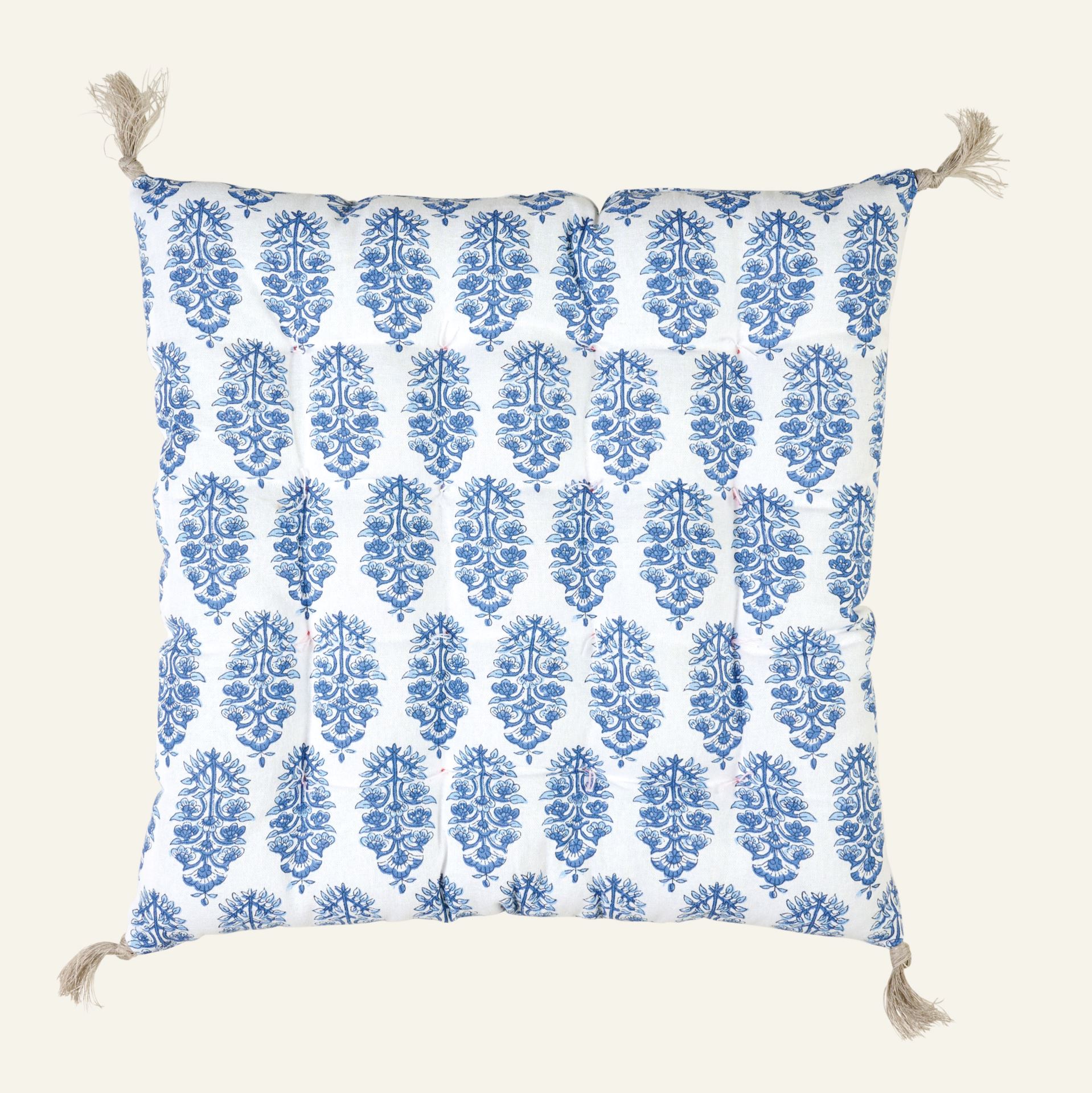 Sitzkissen Blau - 45x45x5 cm Blau - 1