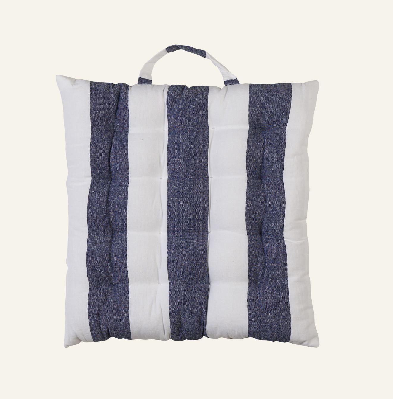 Sitzkissen Dunkelblau - 50x50x5 cm Dunkelblau - 1