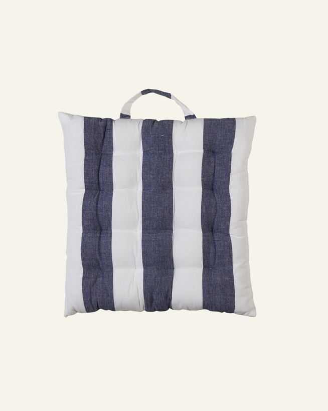 Sitzkissen Dunkelblau - 50x50x5 cm Dunkelblau - 1