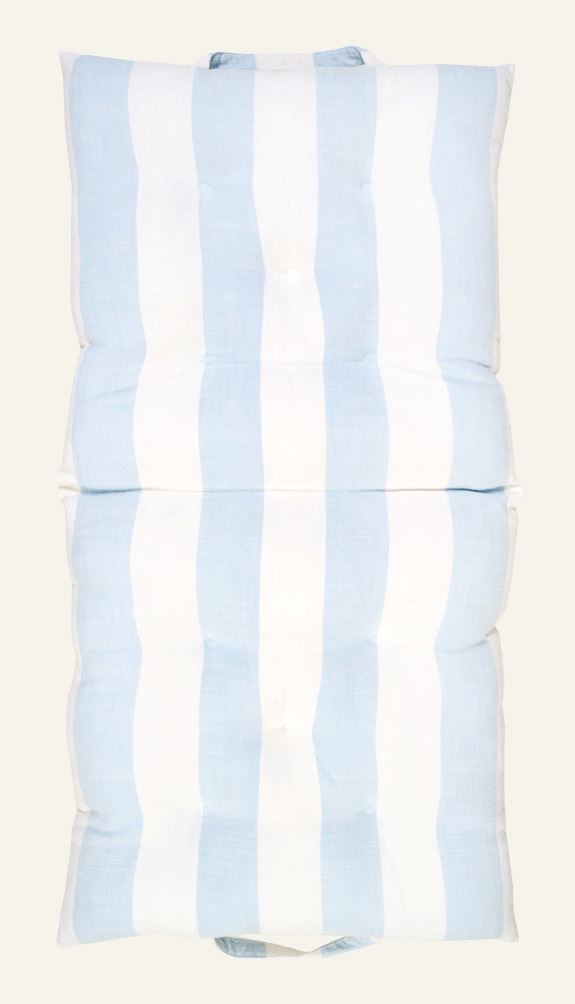 Faltbares Sitzkissen Himmelblau - 50x100x7 cm Himmelblau - 1