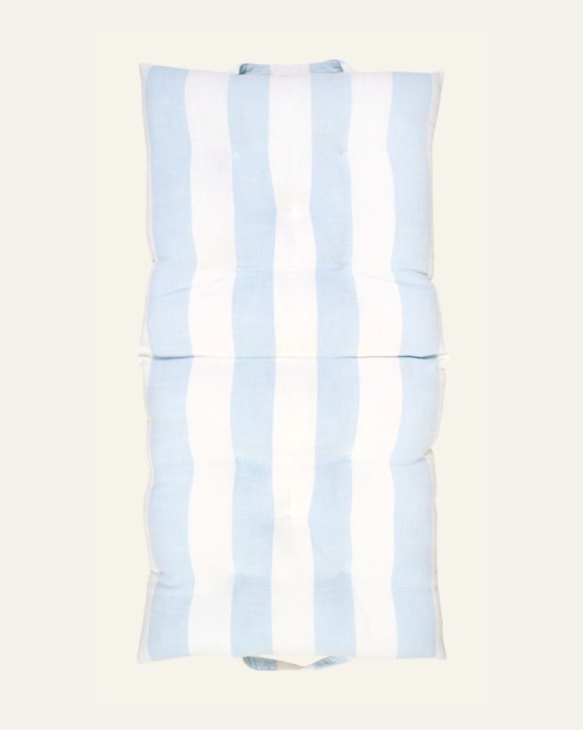 Faltbares Sitzkissen Himmelblau - 50x100x7 cm Himmelblau - 1