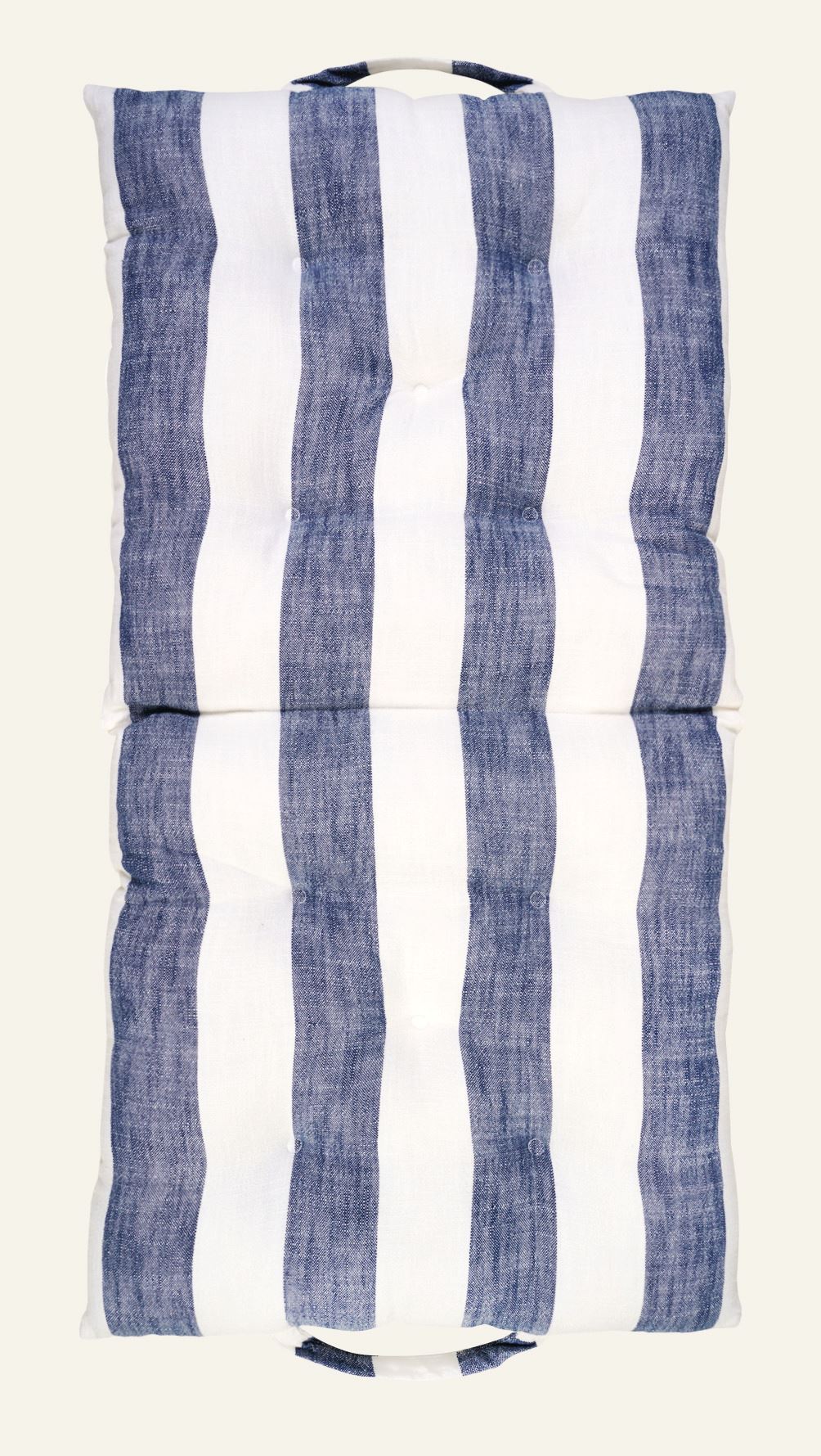 Faltbares Sitzkissen Marineblau - 50x100x7 cm Marineblau - 1