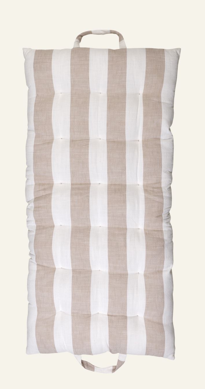 Sitzkissen Beige - 60x120x10 cm Beige - 1