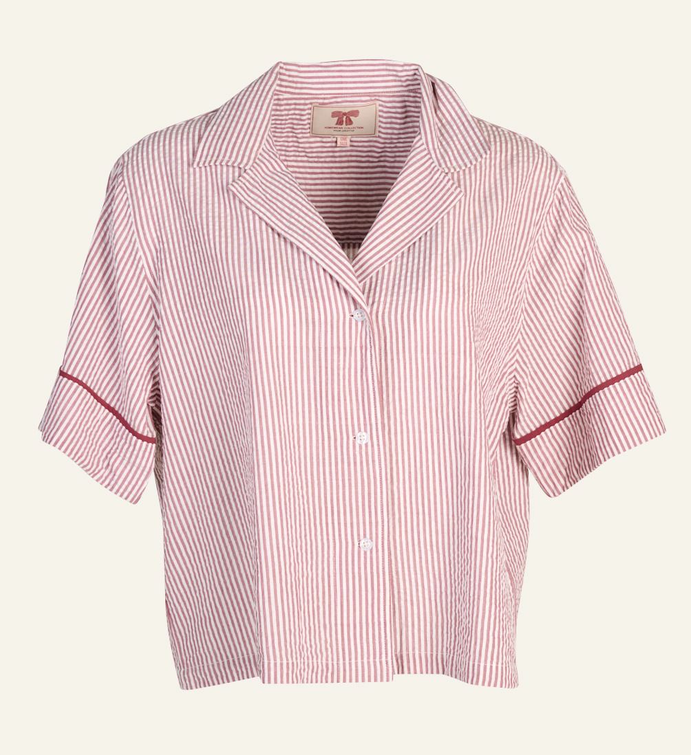 Pyjamahemd Burgund - one size Burgund - 1
