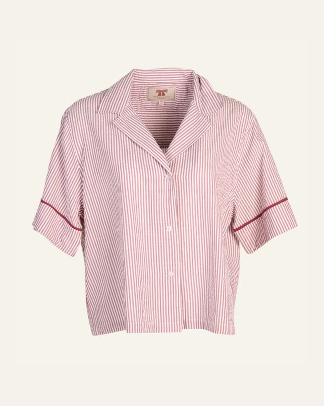 Pyjamahemd Burgund - one size Burgund - 1