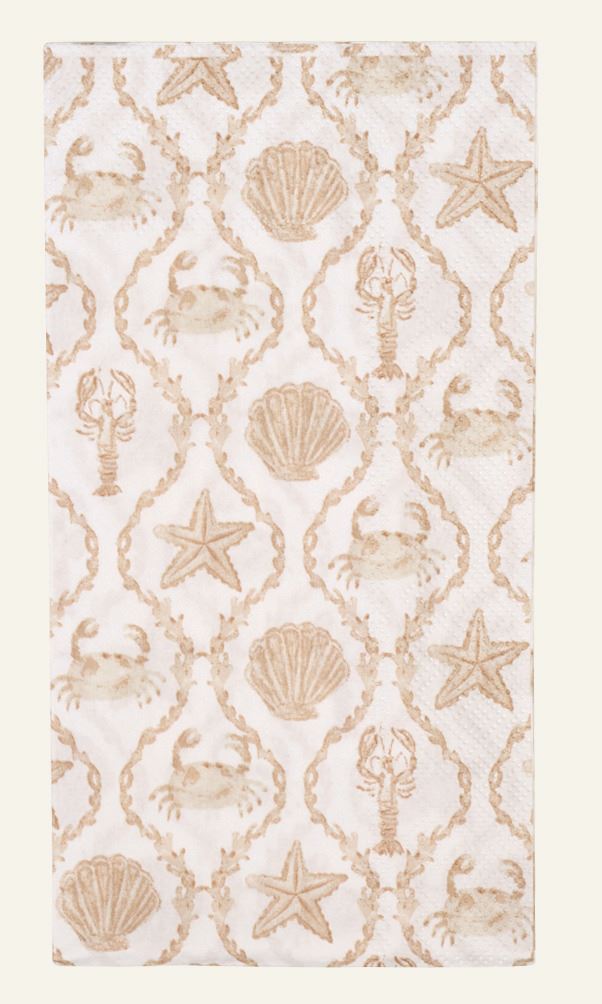 Buffetservietten Beige - 33x42 cm Beige - 1