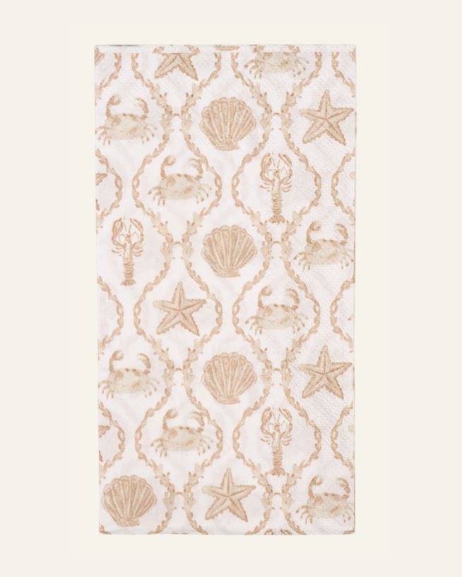 Buffetservietten Beige - 33x42 cm Beige - 1