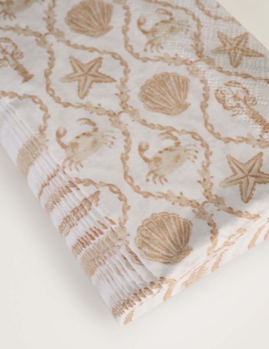 Buffetservietten Beige - 2