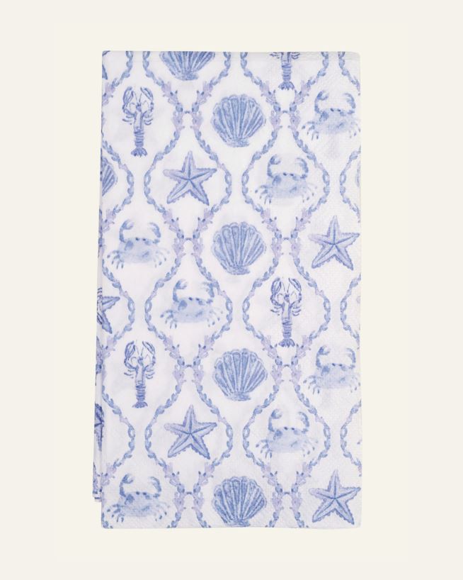 Buffetservietten Blau - 33x42 cm Blau - 1