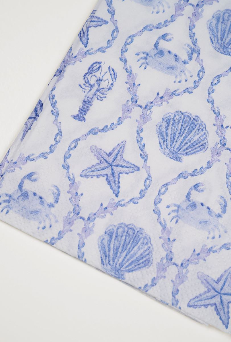 Buffetservietten Blau - 2
