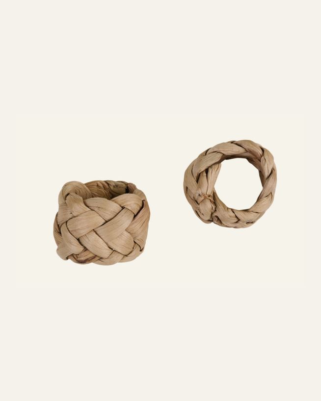 2-Tlg. Serviettenring Natur - ø5cm h3cm Natur - 1