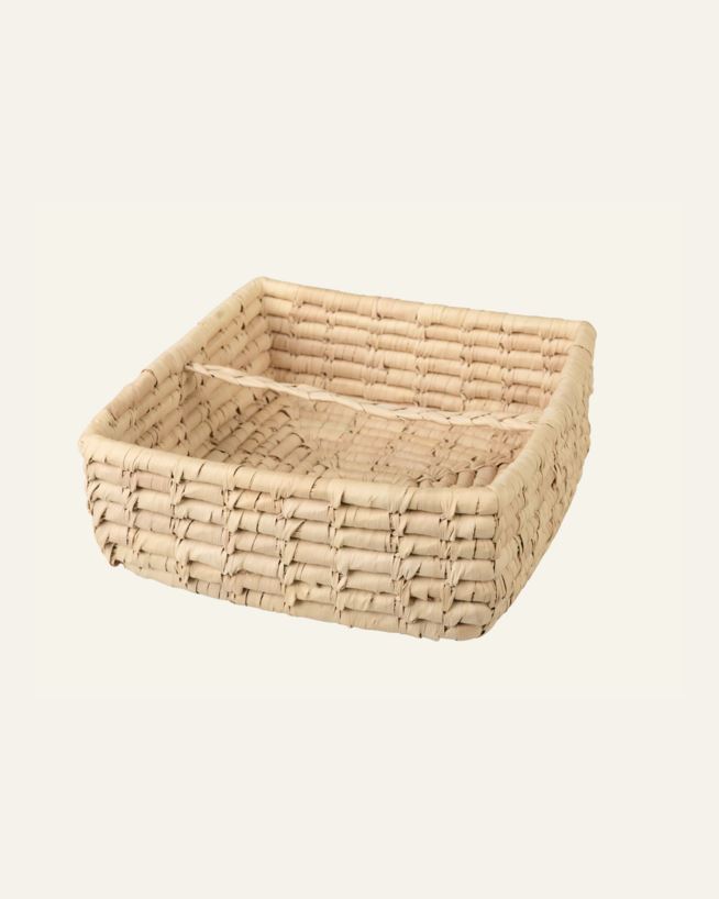 Serviettenkorb Natur - 20x20x7,5cm Natur - 1