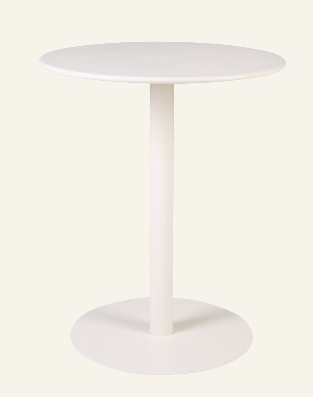 Gartentisch Offwhite - 73 cm ø60 Offwhite - 1