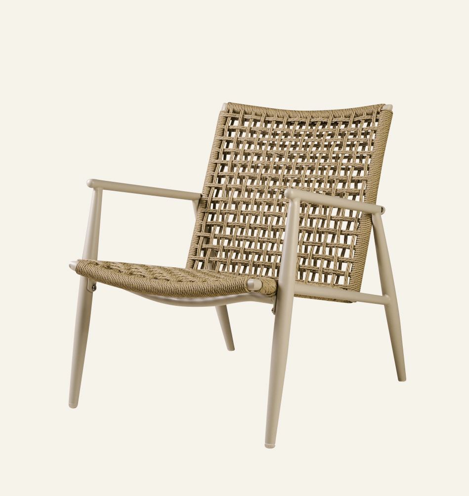 Lounge-Sessel Beige - 64x76x77 cm Beige - 1