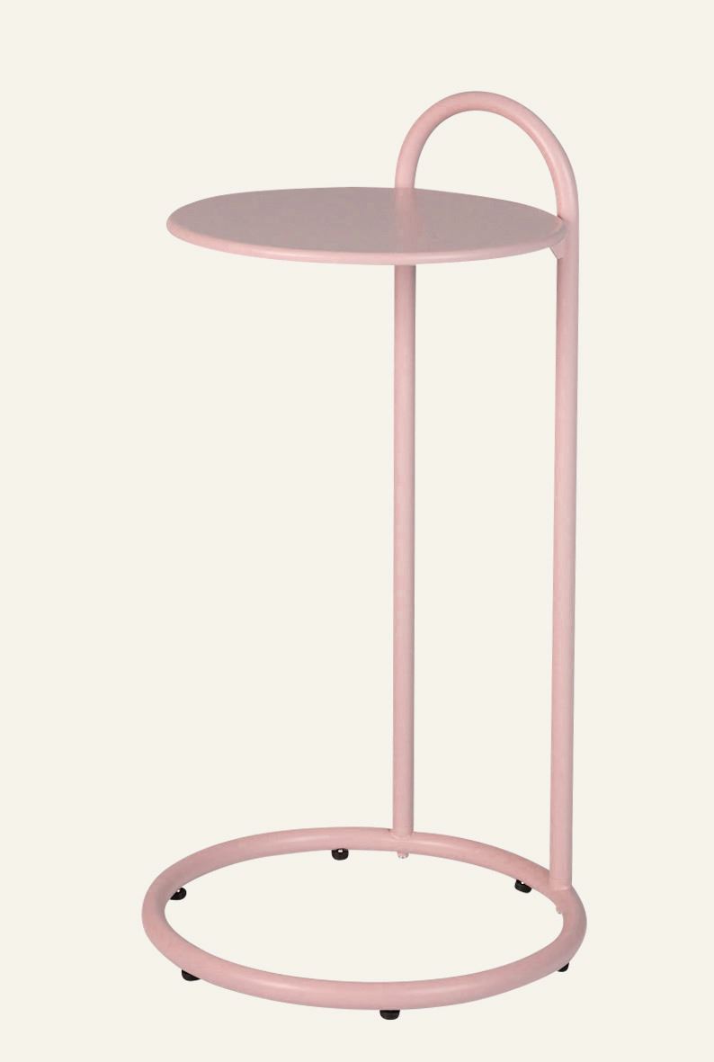 Beistelltisch Puderrosa - 72,5 cm ø35,8 Puderrosa - 1